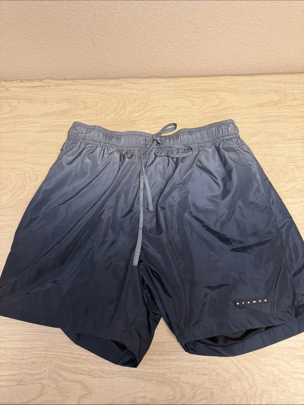 STAMPD TWO TONE CLOUD SWIM TRUNK GREY - S
